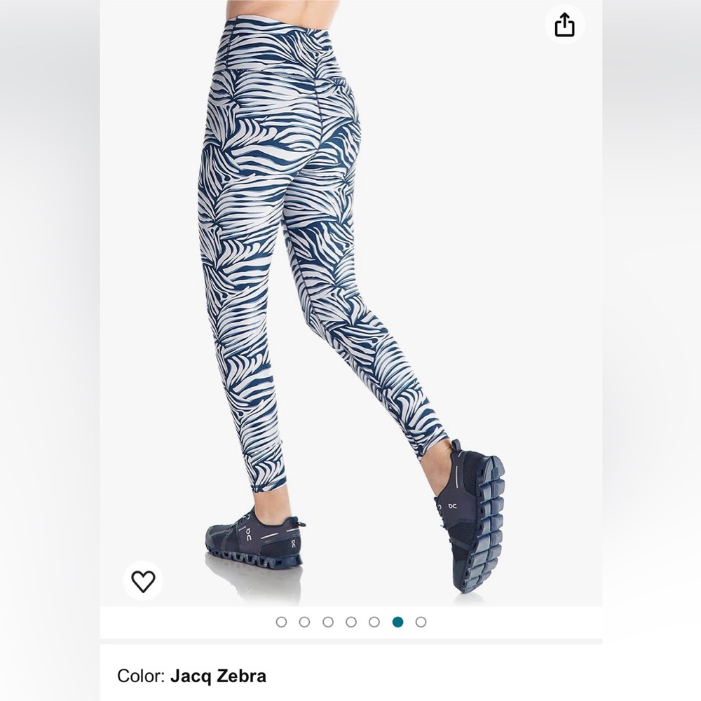 Kyodan Women’s Ultra High Waist Leggings Size Large. Pattern is Jacq Zebra. - Picture 2 of 10